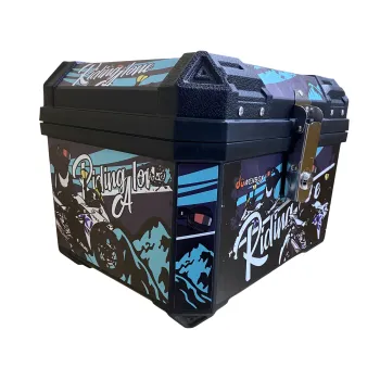 Кофр пластиковый бокс для квадроцикла / мотоцикла / электровелосипеда с креплением